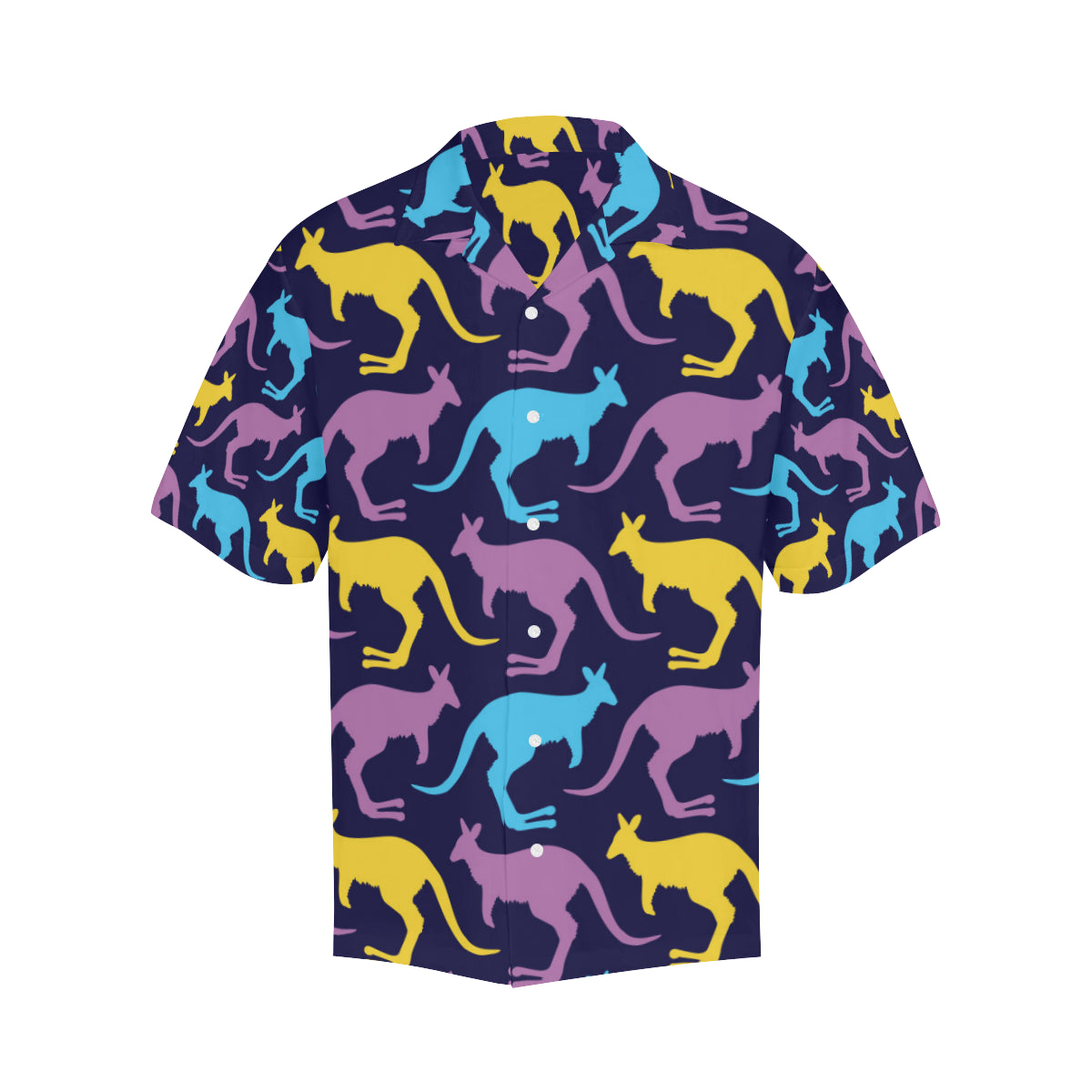Kangaroos Pattern Print Design 02 Men's Hawaiian Shirt