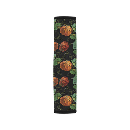 Pumpkin Pattern Print Design A02 Car Seat Belt Cover