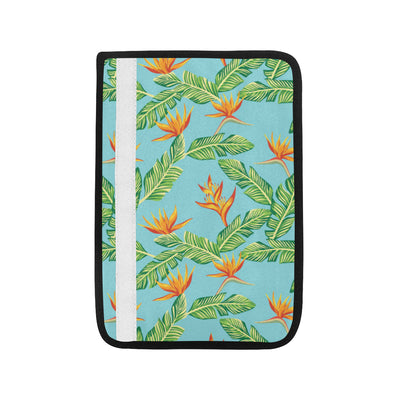 Bird Of Paradise Pattern Print Design BOP04 Car Seat Belt Cover