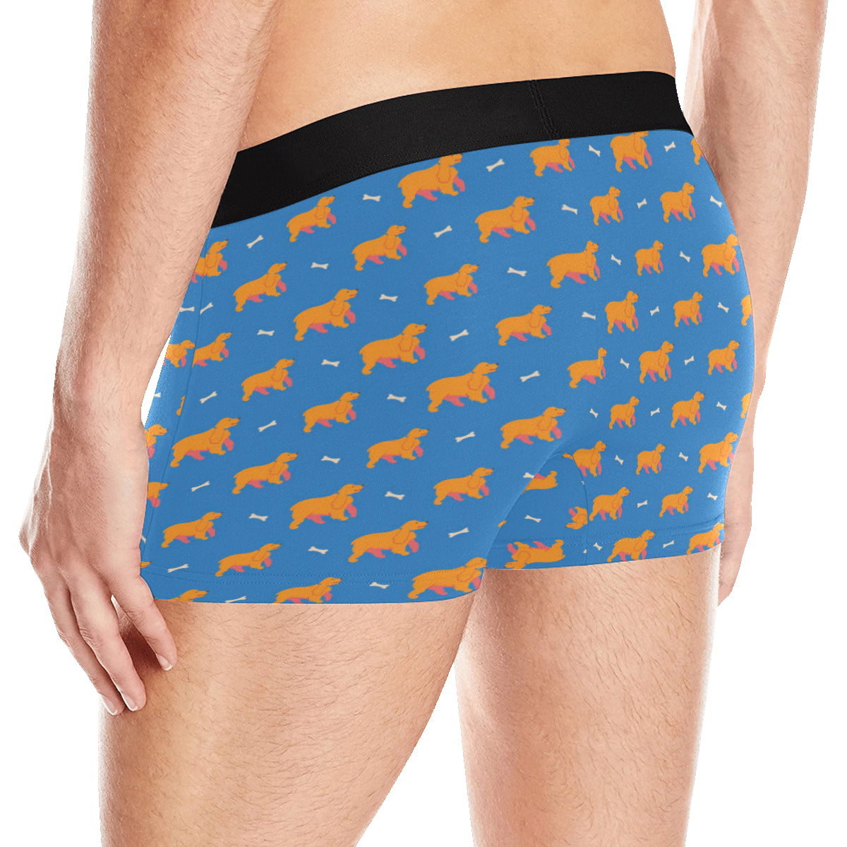 Cocker Pattern Print Design 04 Men's Boxer Briefs