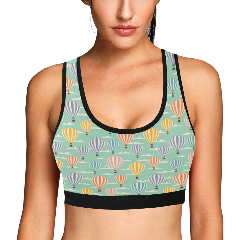 Ballon Pattern Print Design 01 Sports Bra