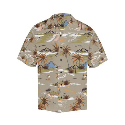 Pacific island Pattern Print Design A05 Men's Hawaiian Shirt