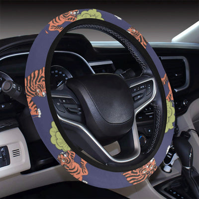 Tiger Pattern Japan Style Steering Wheel Cover with Elastic Edge