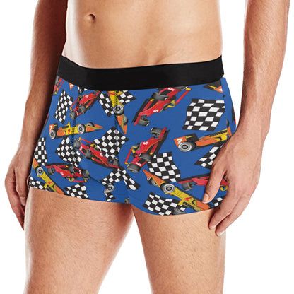 Racing Pattern Print Design A01 Men's Boxer Briefs