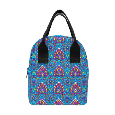 lotus Boho Pattern Print Design LO010 Insulated Lunch Bag