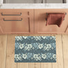 Flower Hawaiian Hibiscus Style Print Pattern Kitchen Mat