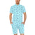 Dolphin Baby Cute Print Pattern Men's Romper