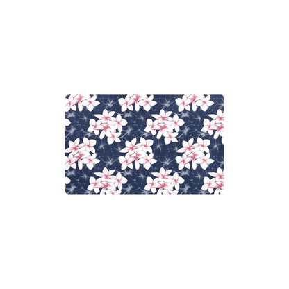 Plumeria Pattern Print Design PM017 Kitchen Mat