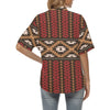 Native Pattern Print Design A02 Women's Hawaiian Shirt