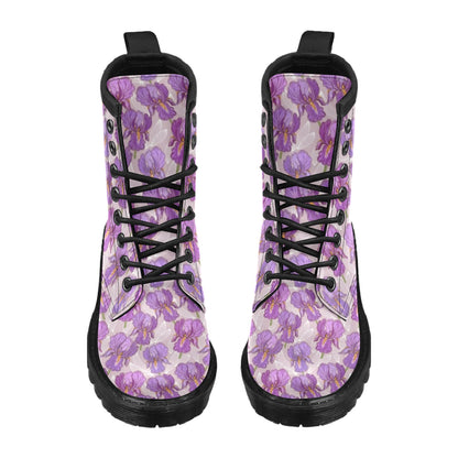 Iris Pattern Print Design IR05 Women's Boots