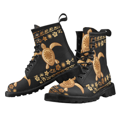 Tribal Sea turtle Polynesian Hawaiian Women's Boots