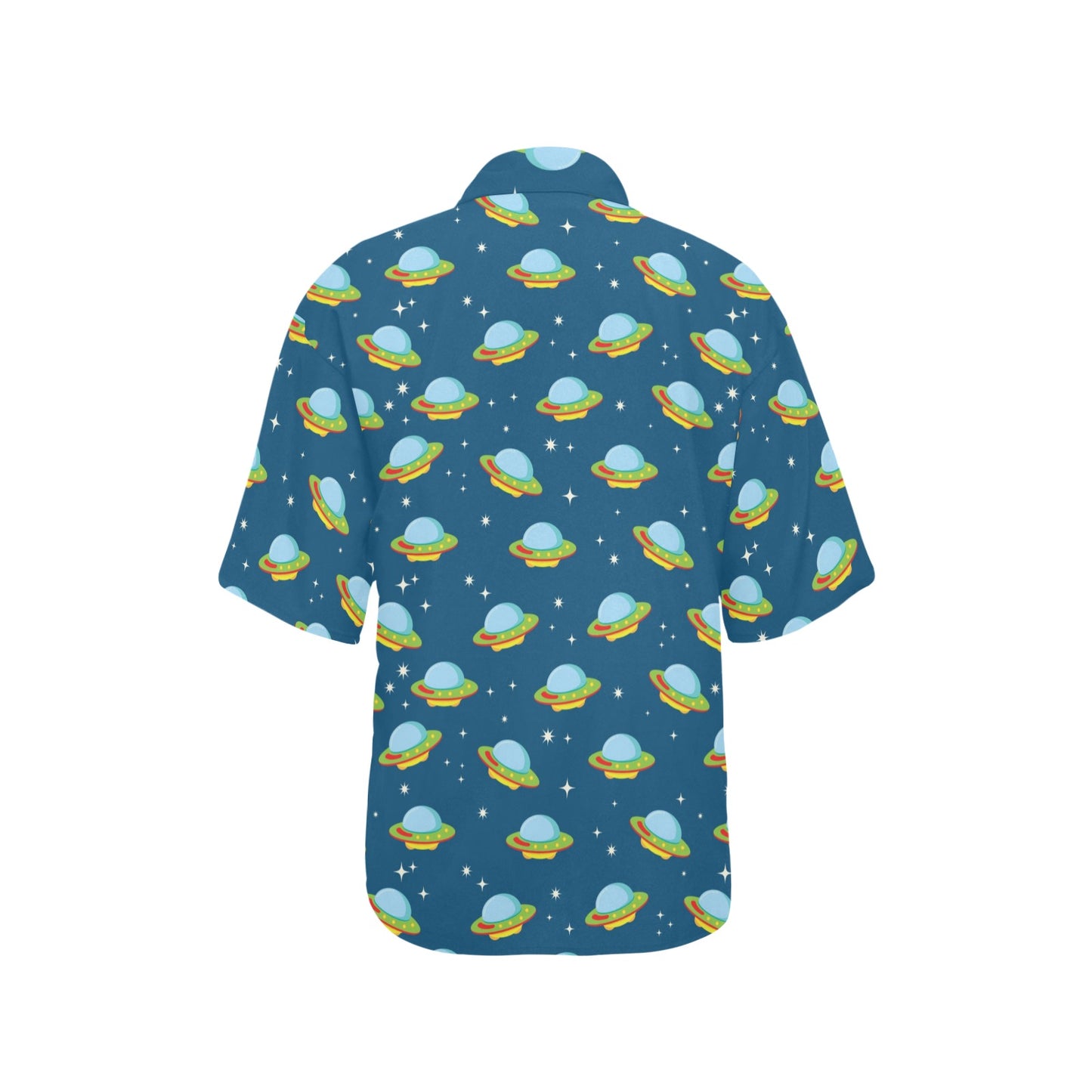 UFO Print Design LKS305 Women's Hawaiian Shirt