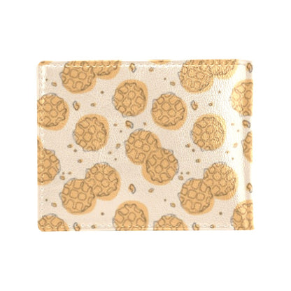 Waffle Print Design LKS303 Men's ID Card Wallet