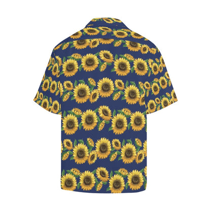 Sunflower Print Design LKS307 Men's Hawaiian Shirt