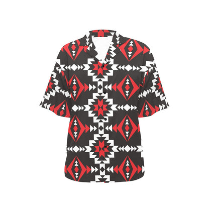 Navajo Pattern Print Design A02 Women's Hawaiian Shirt