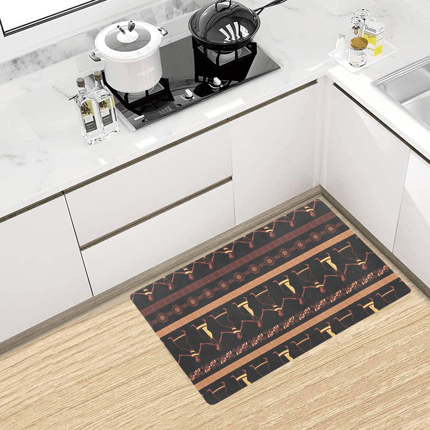 Ancient Greek Human Print Design LKS306 Kitchen Mat