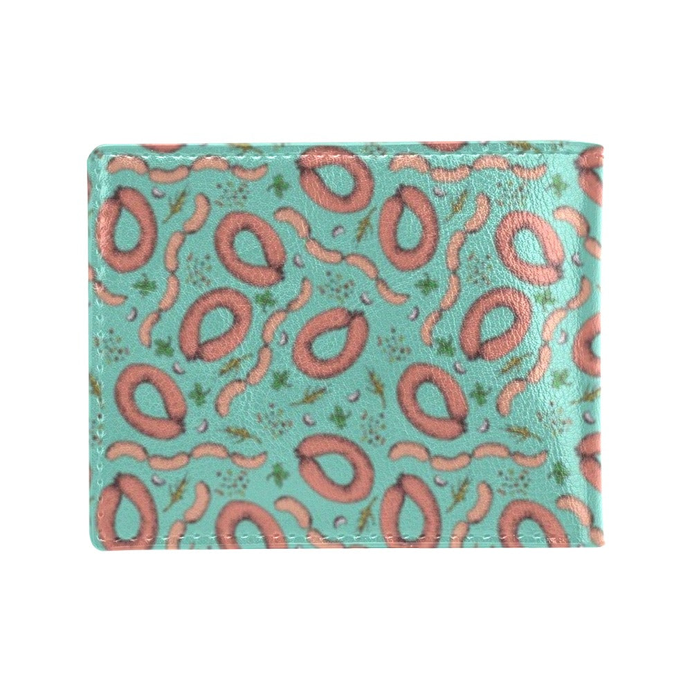 Sausage Print Design LKS303 Men's ID Card Wallet