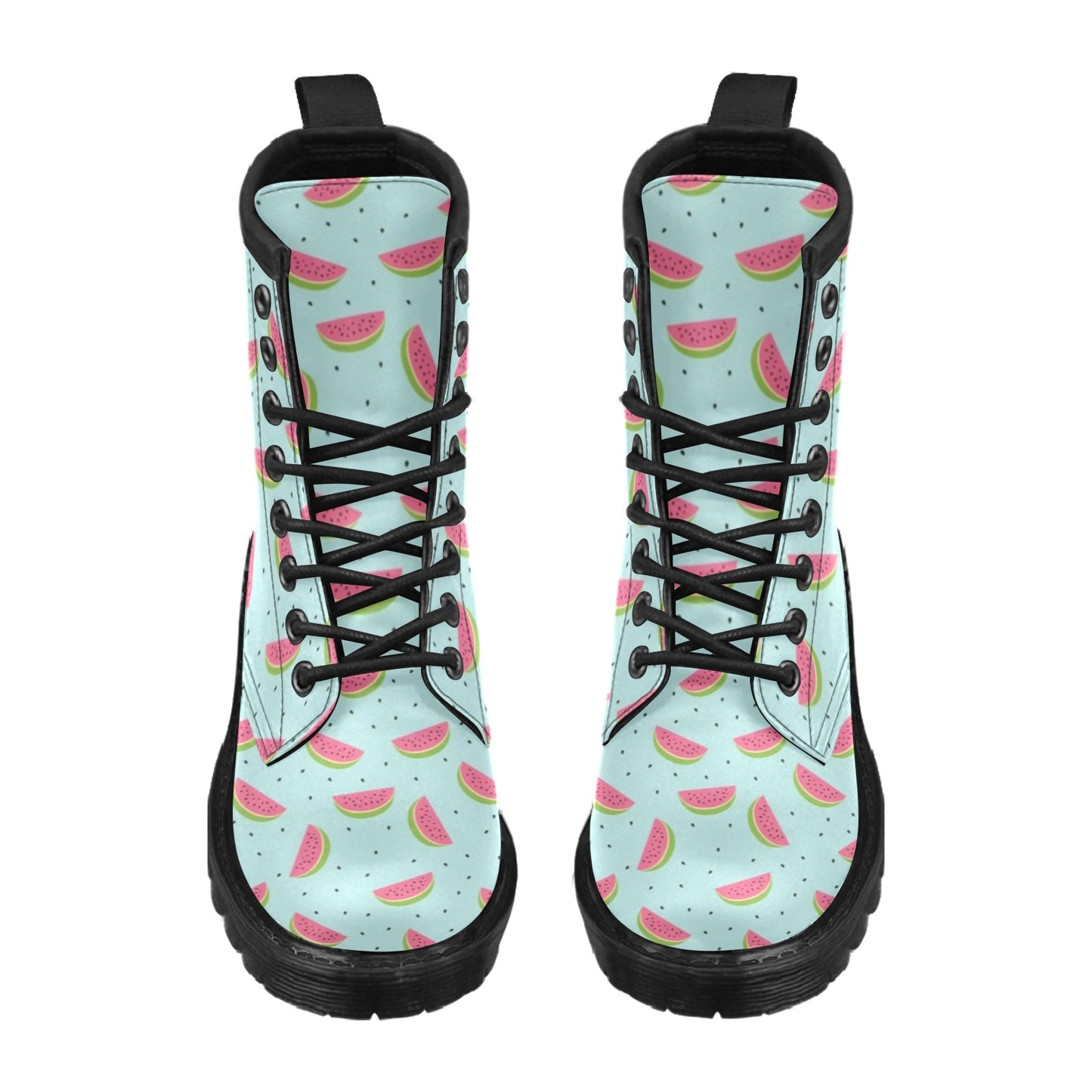Watermelon Pattern Print Design WM06 Women's Boots