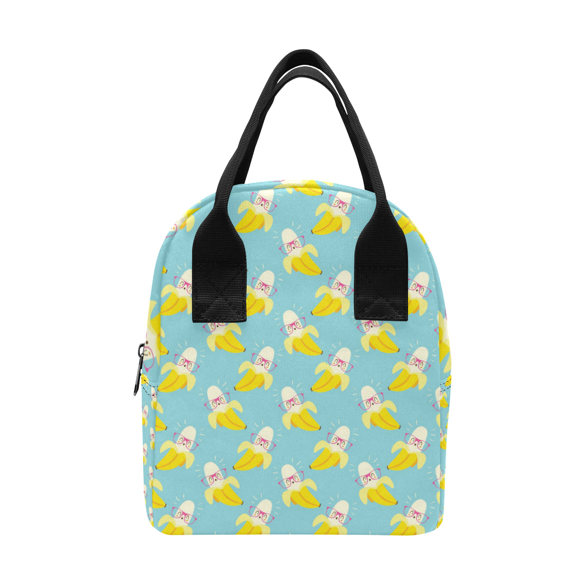 Banana Pattern Print Design BA07 Insulated Lunch Bag