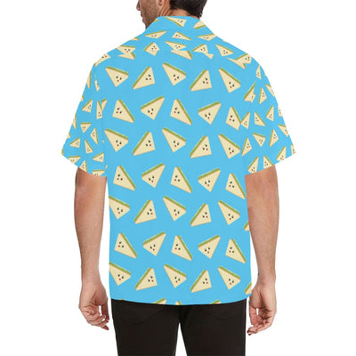 Sandwich Emoji Print Design LKS305 Men's Hawaiian Shirt