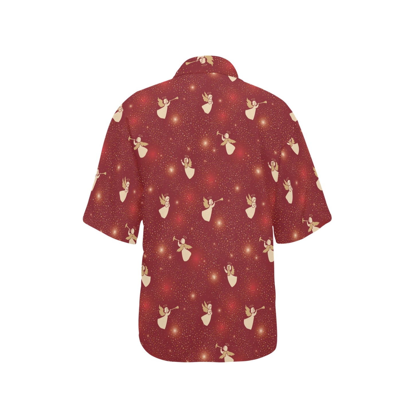 Angel Pattern Print Design 07 Women's Hawaiian Shirt