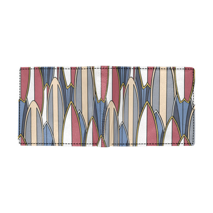Surf board Pattern Men's ID Card Wallet