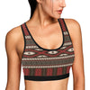 Native Pattern Print Design A03 Sports Bra