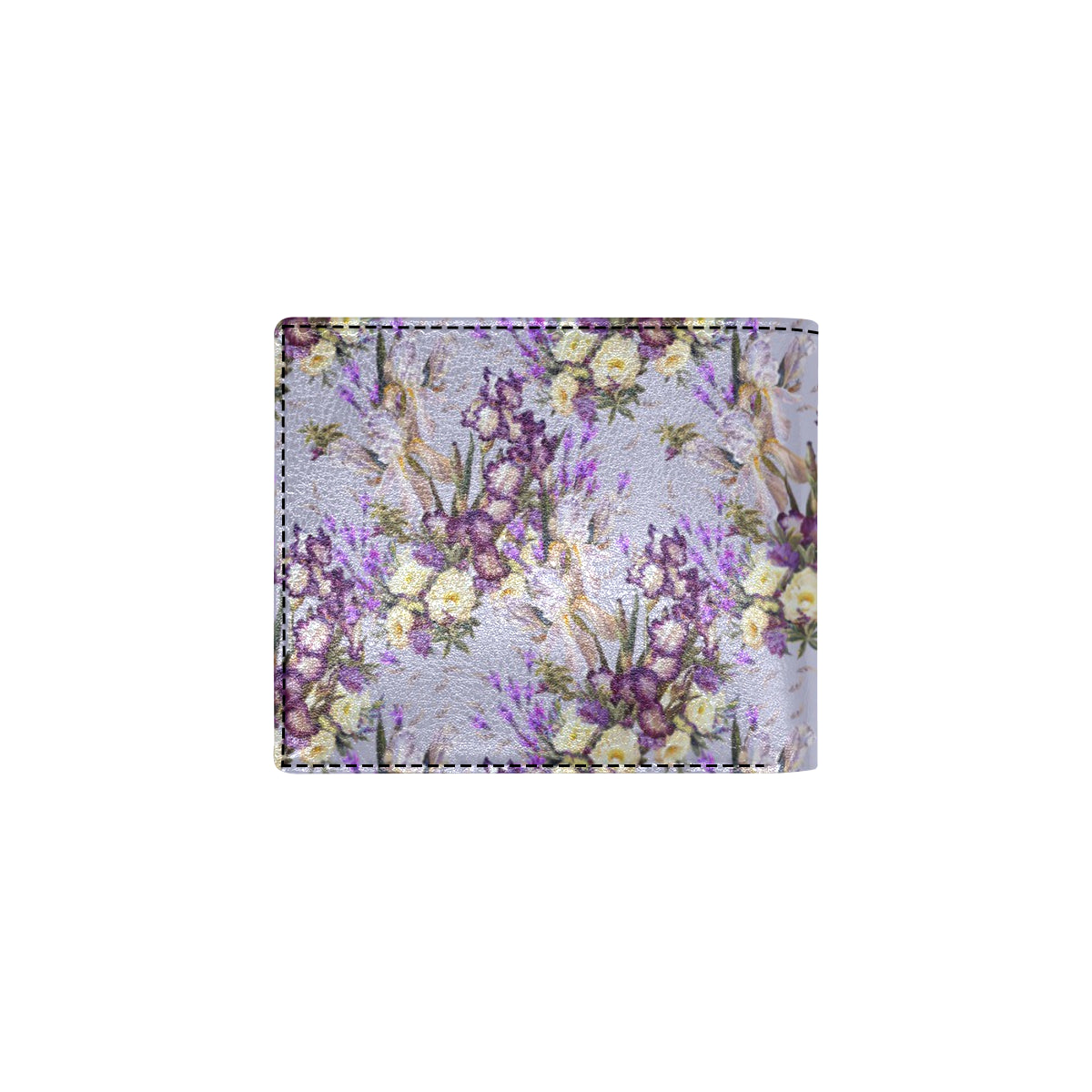 Iris Pattern Print Design IR07 Men's ID Card Wallet