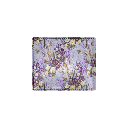 Iris Pattern Print Design IR07 Men's ID Card Wallet
