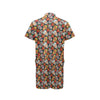 Sugar Skull Print Design LKS306 Men's Romper