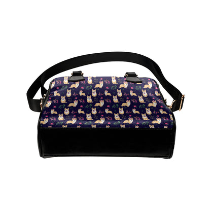 Pembroke Welsh Corgis Pattern Print Design A06 Shoulder Handbag