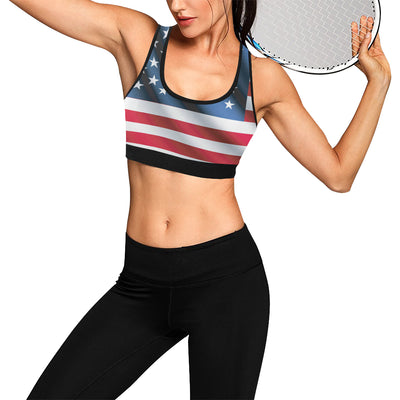 American flag Classic Sports Bra