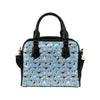 Beagle Pattern Print Design 03 Shoulder Handbag