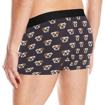 Bulldogs Pattern Print Design 03 Men's Boxer Briefs