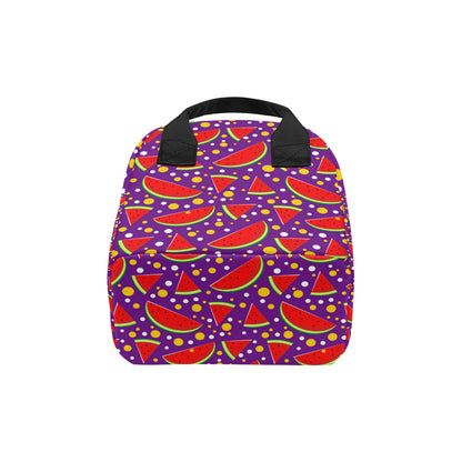 Watermelon Pattern Print Design WM010 Insulated Lunch Bag