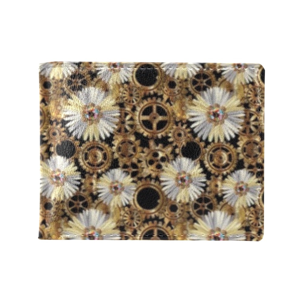 Steampunk Print Design LKS305 Men's ID Card Wallet