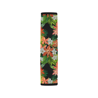 Amaryllis Pattern Print Design AL07 Car Seat Belt Cover