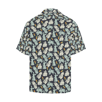 Bunny Pattern Print Design 04 Men's Hawaiian Shirt