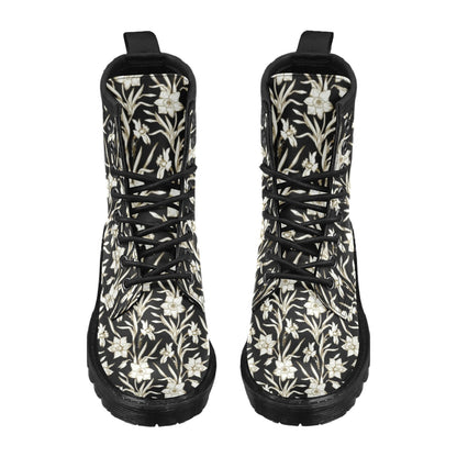 Daffodils Pattern Print Design DF06 Women's Boots