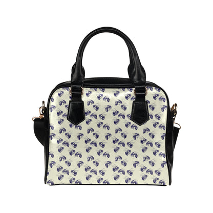 Bee Pattern Print Design 02 Shoulder Handbag