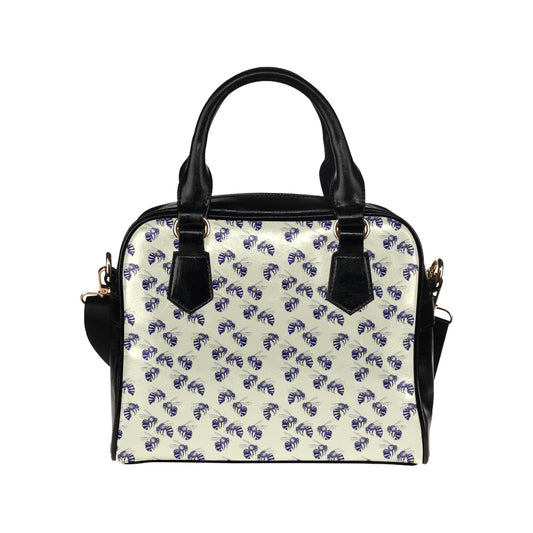 Bee Pattern Print Design 02 Shoulder Handbag