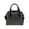 Aztec Pattern Print Design 04 Shoulder Handbag