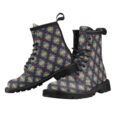 Navajo Geometric Style Print Pattern Women's Boots