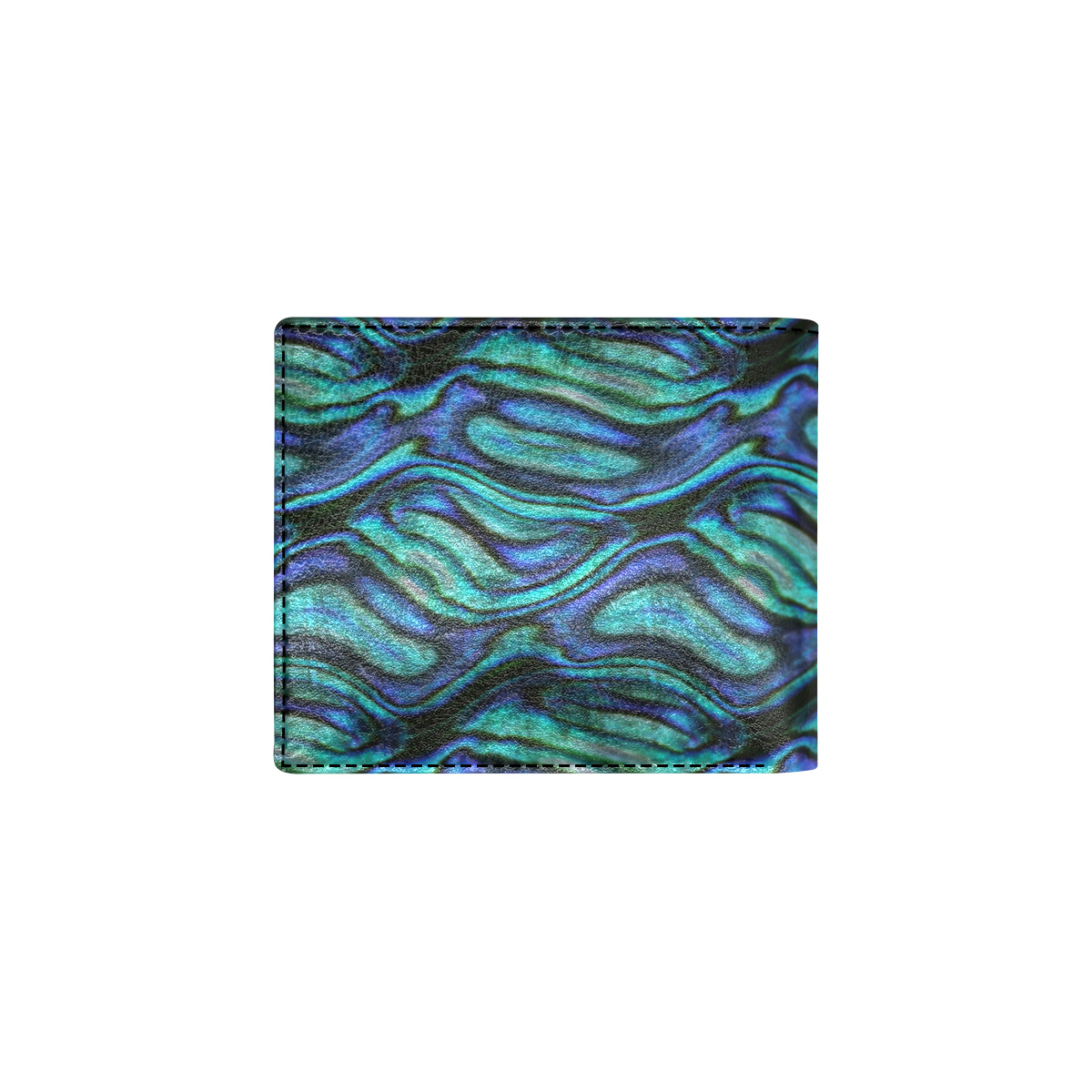 Abalone Pattern Print Design 02 Men's ID Card Wallet