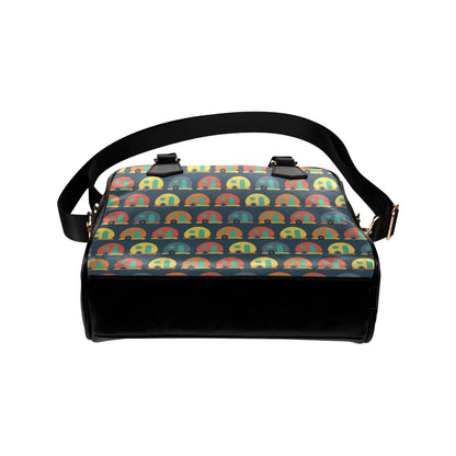 Camper Pattern Print Design 02 Shoulder Handbag