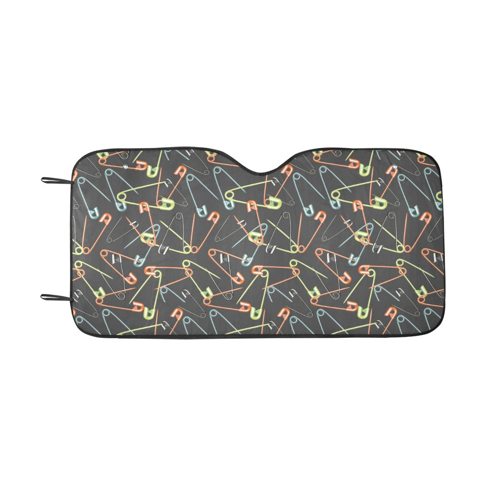 Safety Pin Print Design LKS301 Car front Windshield Sun Shade