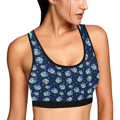 Alien Cat Sports Bra