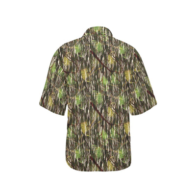 Camouflage Realtree Pattern Print Design 02 Women's Hawaiian Shirt