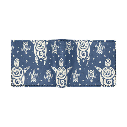 Sea Turtle Tribal Men's ID Card Wallet