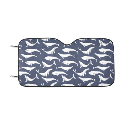 Whale Print Design LKS308 Car front Windshield Sun Shade